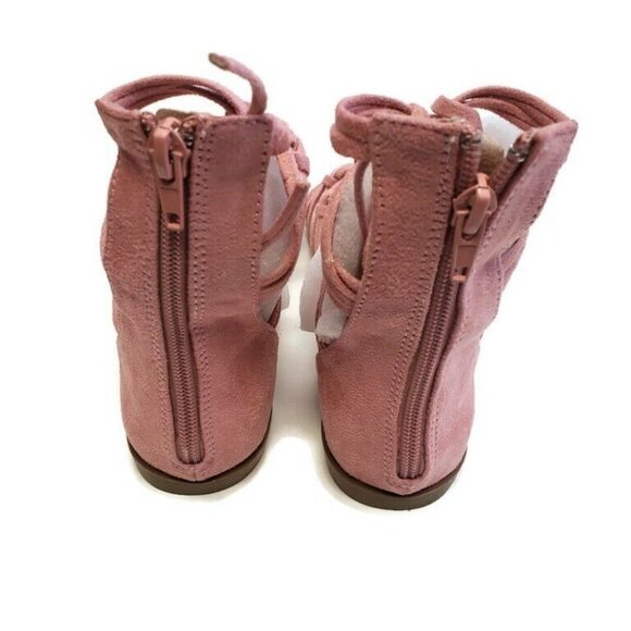 Dream Pairs By Toetos Womens RAIL Open Toe Summer Flat Sandals Pink Size 8 - Picture 3 of 7